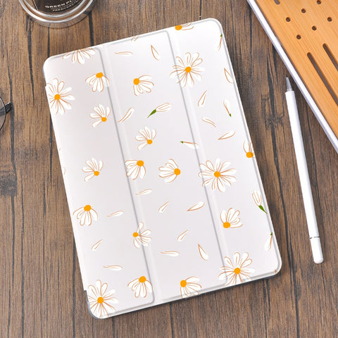 Daisy for Air 4 iPad Pro 2021 Case Cute Air 2 With Pencil Holder 8th Generation 7th Pro 11 12.9 Mini 5 Cover Silicone 10.5 Funda